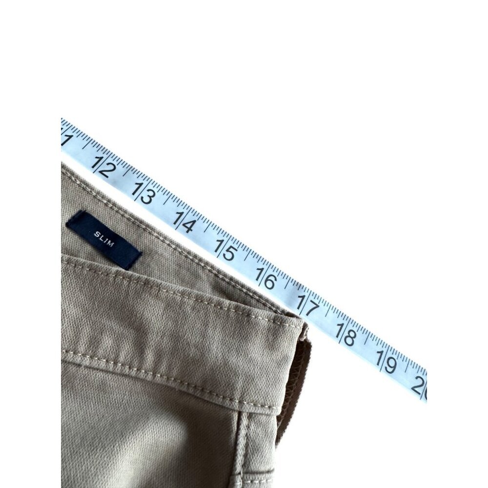 J.Crew Flex Slim Fit Mens Pants Beige Size 33x30 Made In Cambodia NWOT Preppy - Picture 9 of 15